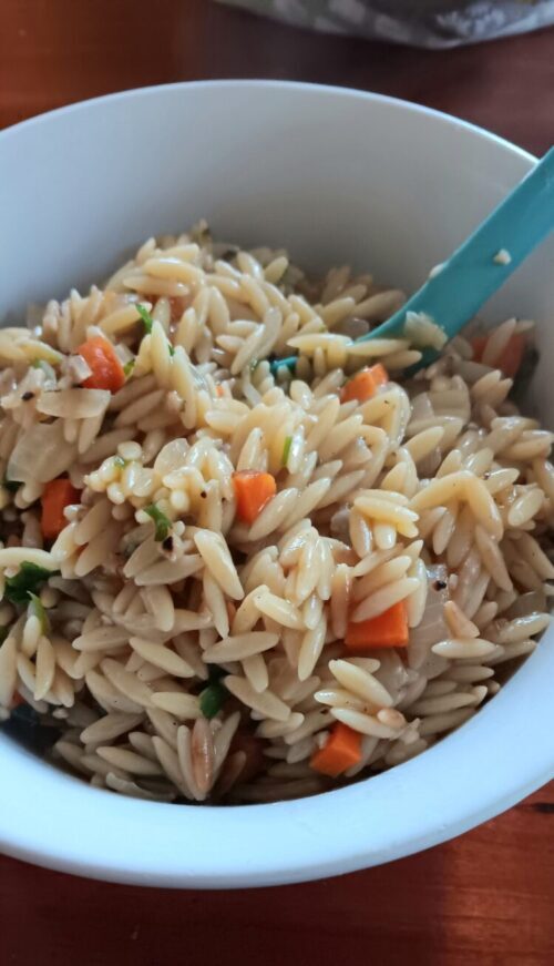 Orzo with Carrots